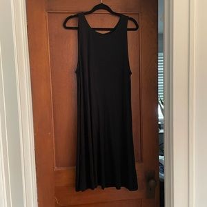 Old Navy Black Midi Dress XL